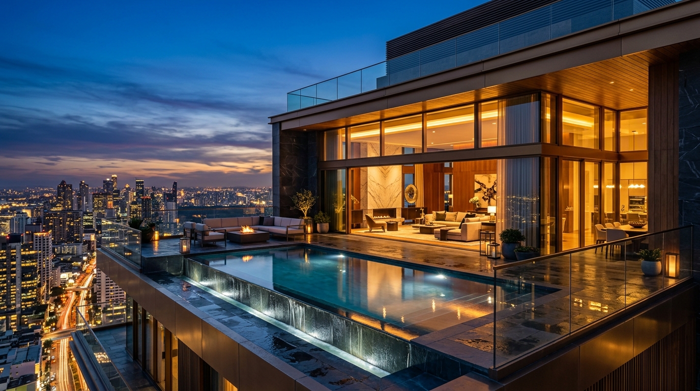 Ultra-Luxury Penthouse Mansion